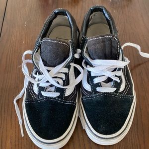 Vans sneakers, Black and white, 4.5 size in mens